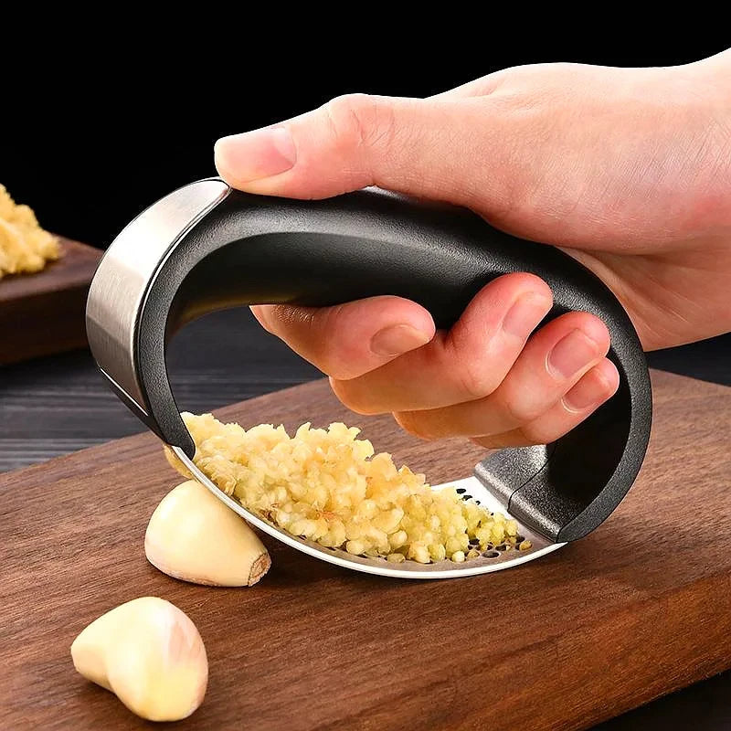 Triturador De Imprensa De Alho De Aço Inoxidável, Mincer Manual, Ferramenta De Corte, Ferramentas De Frutas Vegetais, Acessórios De Cozinha, Gadget