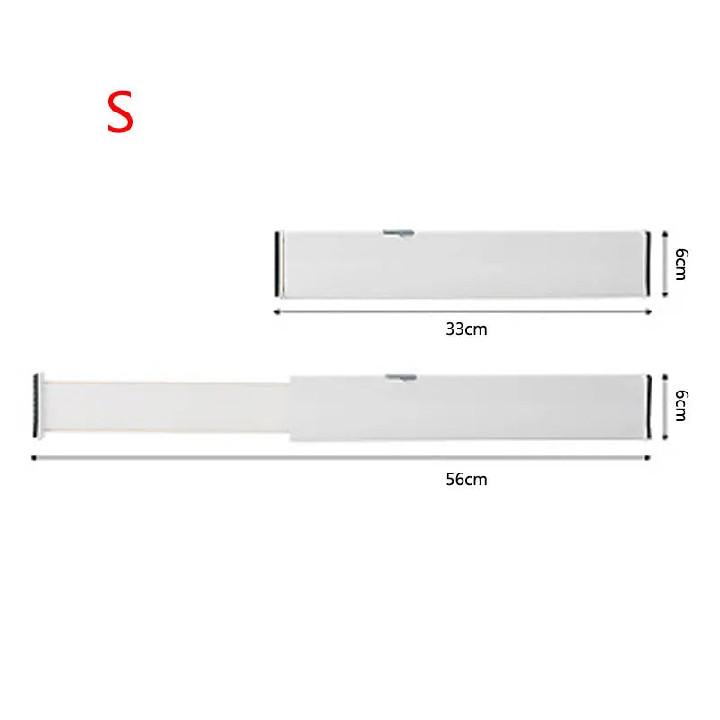 Divisor de gaveta em t ajustável, divisores de organização doméstica, suporte de partição de plástico branco, divisores de gaveta retráteis criativos