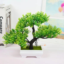 Plantas artificiais bonsai pequeno vaso de árvore planta falsa flores ornamentos em vaso para casa decoração de mesa do quarto decoração do jardim do hotel